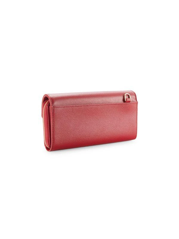 Mario Valentino Marcus Palmellat Leather Wristlet Wallet 4