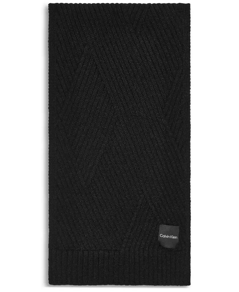 Calvin Klein Modern Bias Rib Scarf 1