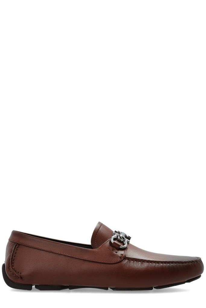 Shop Ferragamo Logo-Engraved Slip-On Loafers on Sale at Shop Ferragamo Logo-Engraved Slip-On Loafers on Sale at