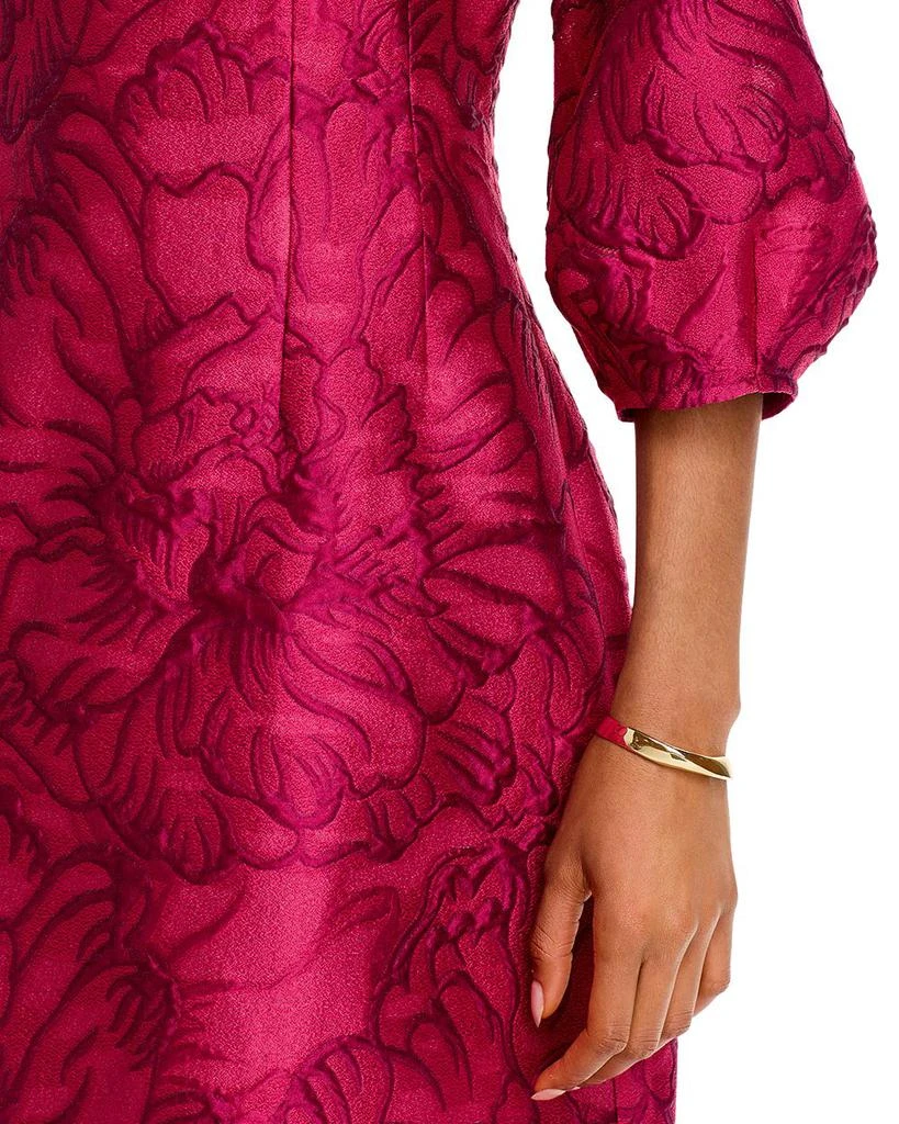 Teri Jon Floral Jacquard Dress 6