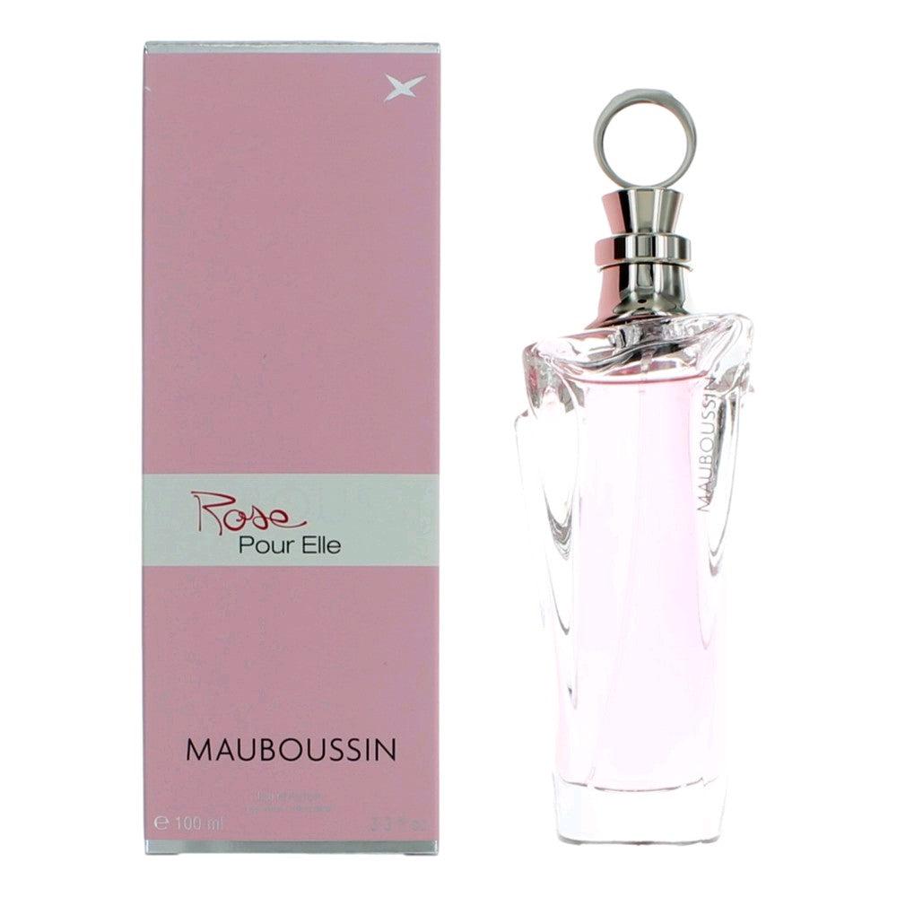 MAUBOUSSIN 2pcs  Rose Pour Elle by , 3.4 oz Eau De Parfum Spray for Women