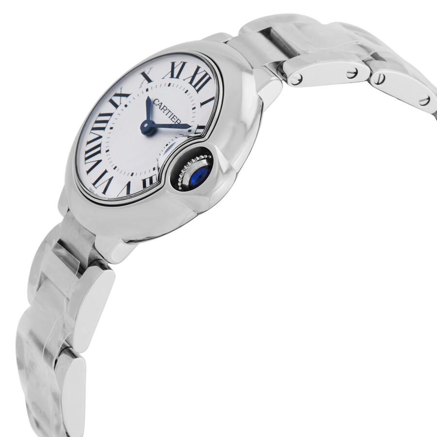 Cartier Ballon Bleu 28 mm Silver Dial Watch WSBB0073