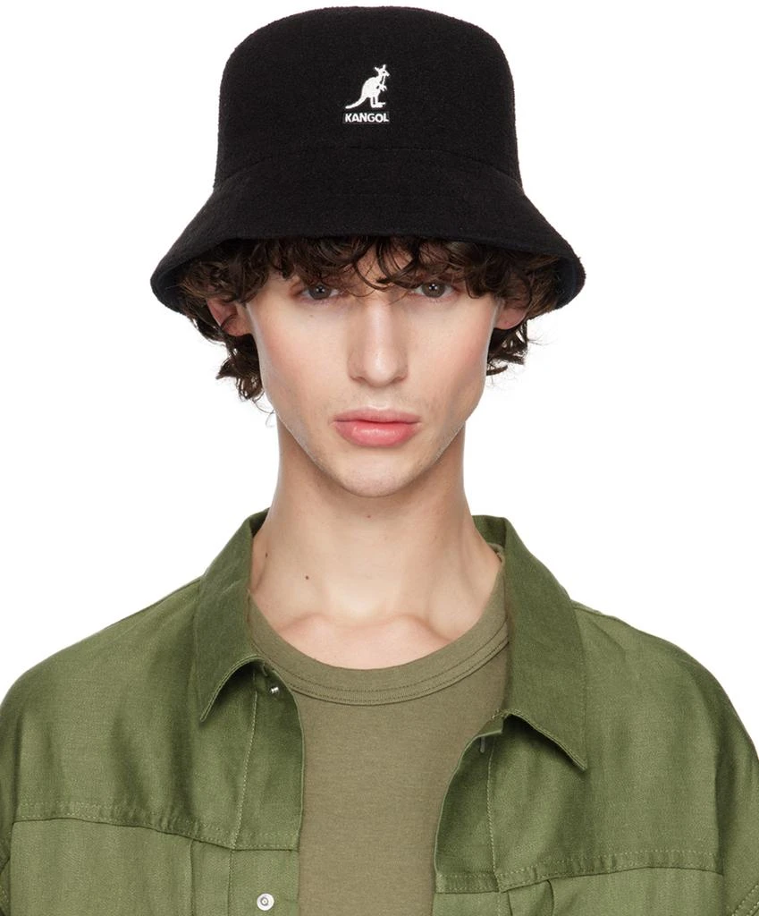 mastermind WORLD Black Kangol Edition Flip It Reversible Bucket Hat 1