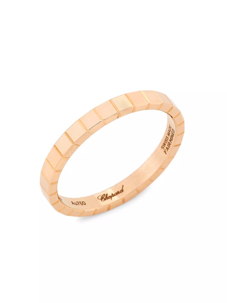 Chopard 18K Rose Gold Ice Cube Ring