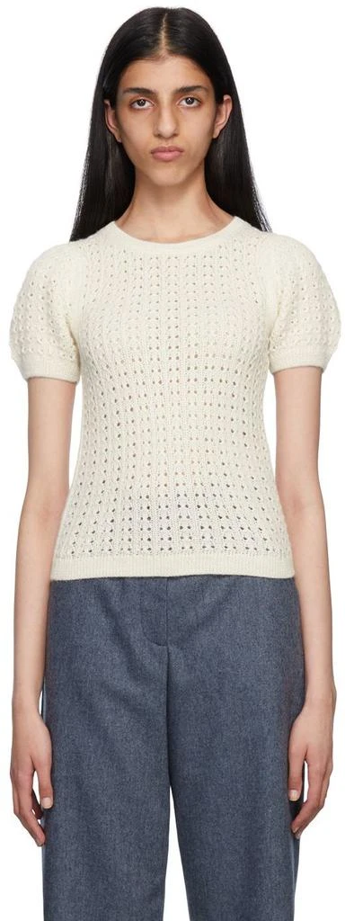 See by Chloé Off-White Fantasy Pointelle Sweater 1
