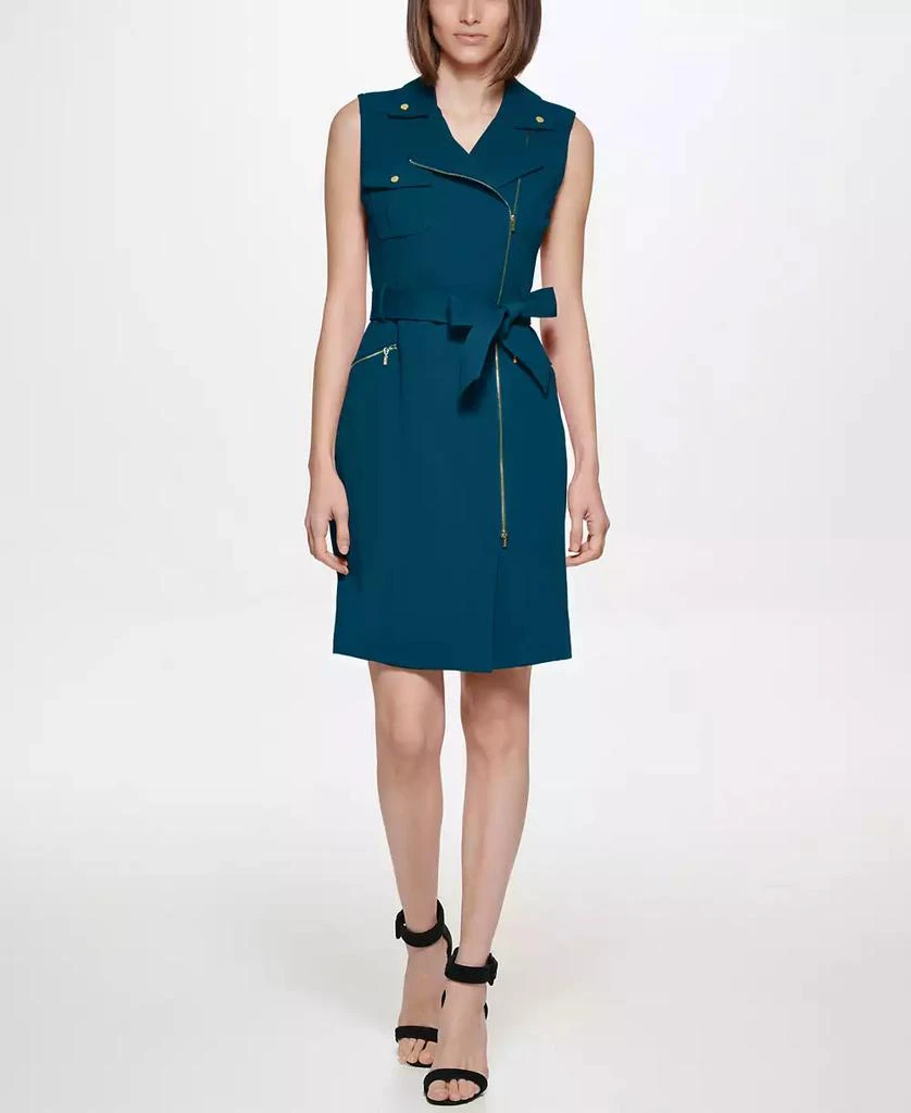 Scuba Crepe Macy's Calvin Klein Sheath Dress Calvin Klein