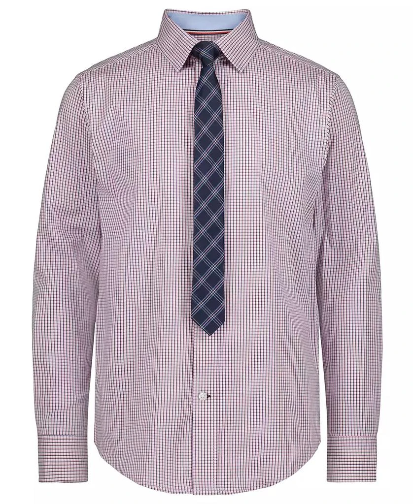 Tommy Hilfiger Boys 8-20 Long Sleeve Stretch Murray Check Shirt new arrivals