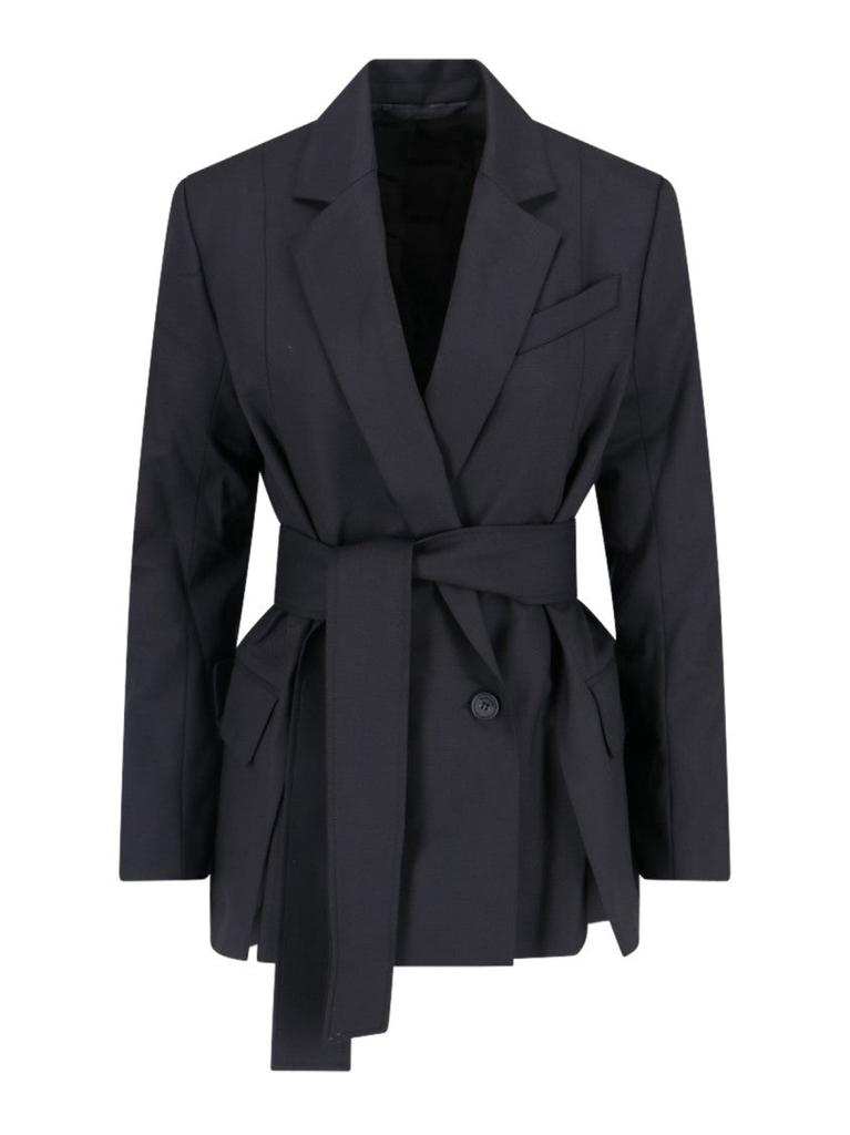 Eudon Choi Black Double-Breasted Blazer
