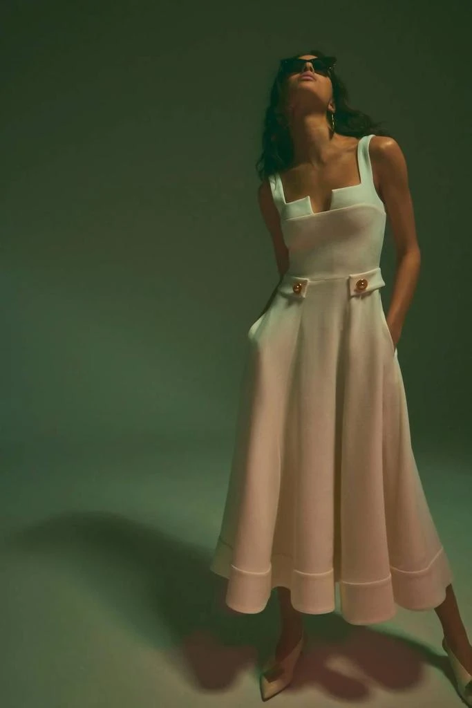 Alexis Fiore Dress In White 3