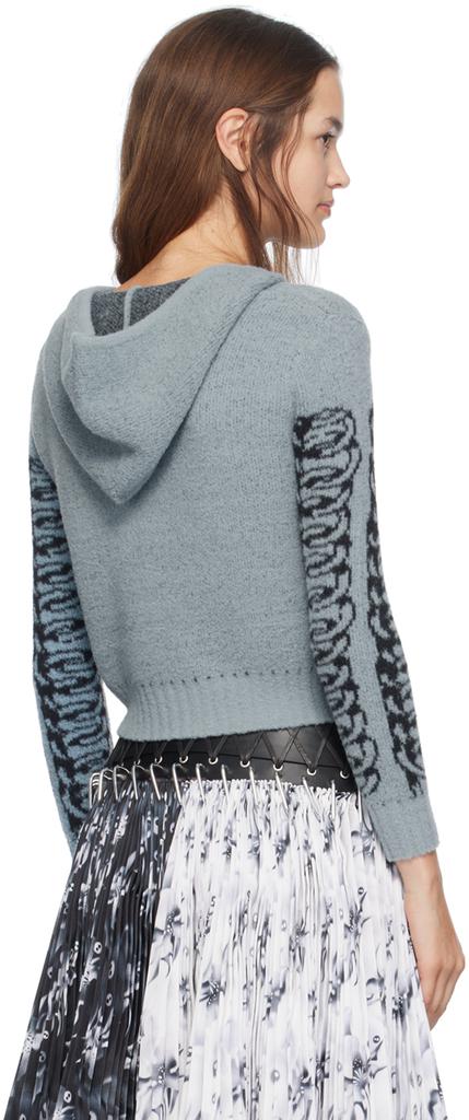 ジャケット・アウター Chopova Lowena Blue Knot Eye Hooded CHOPOVA LOWENA Blue Knot Eye Hooded Cardigan - Jackets