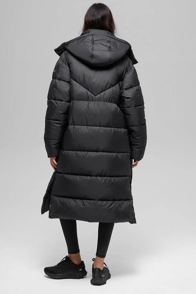 Alo Gold Rush Puffer Trench - Black 5