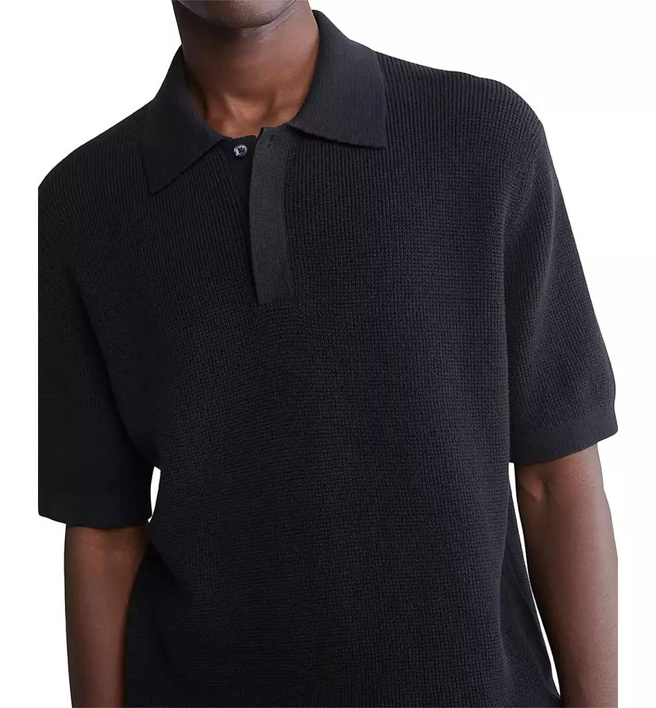 Calvin Klein Men's Waffle-Knit Polo Shirt 3