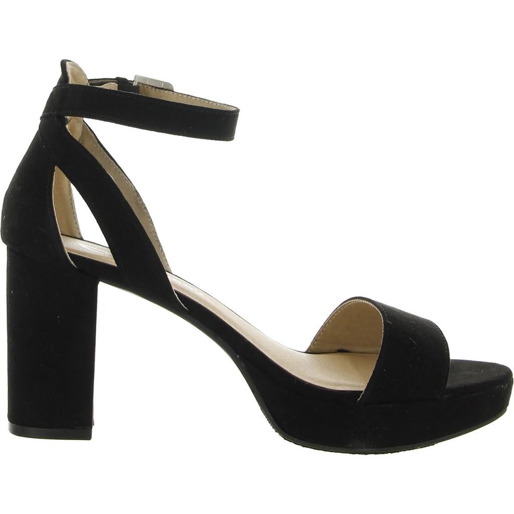 CL By Laundry Go On Womens Ankle Strap Heels Block Heel