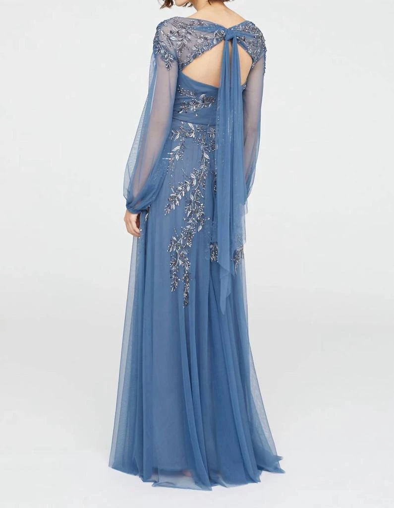 Theia Theia - Wilma Bishop Sleeve Gown 4