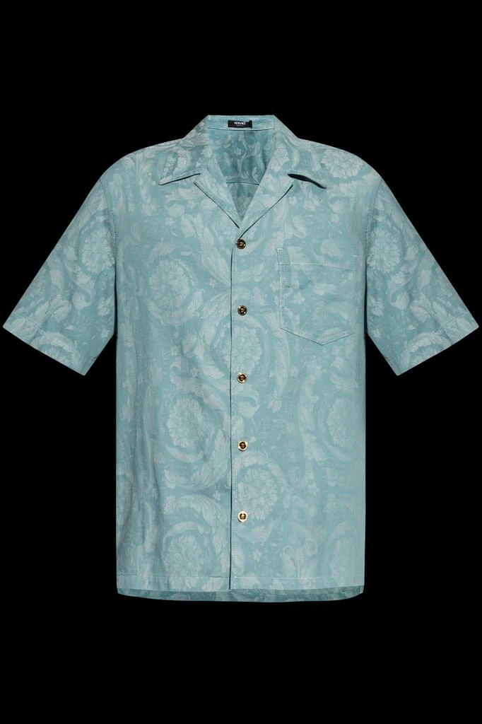 Versace Versace Pattern-Printed Short Sleeved Shirt 1