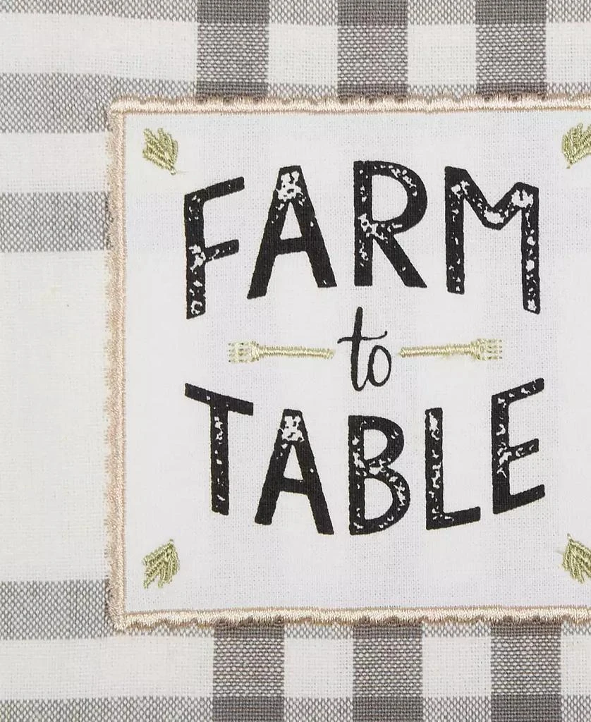 Design Imports Home Sweet Farmhouse Kitchen Collection, Dishtowel Set, 18x28", Gray, 4 Count 5