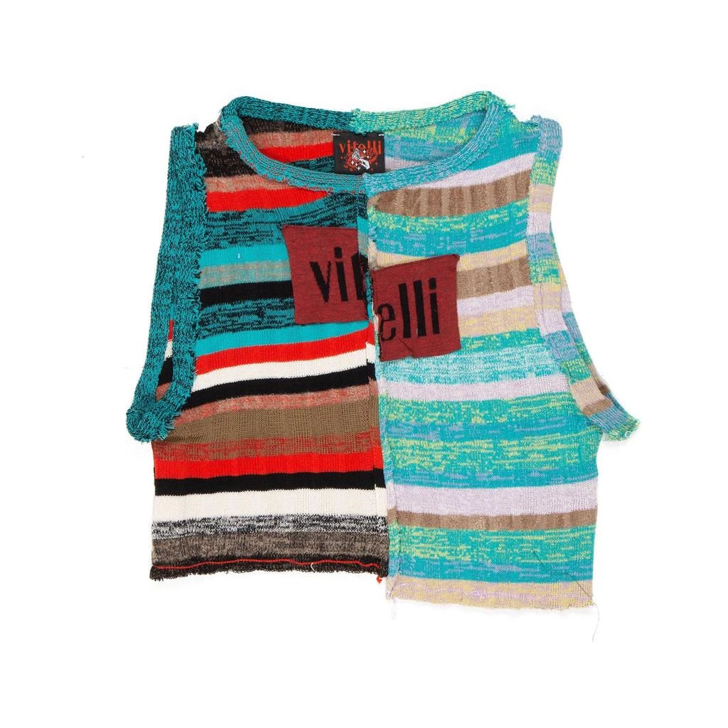 Vitelli Cosmic patchwork crop top 4