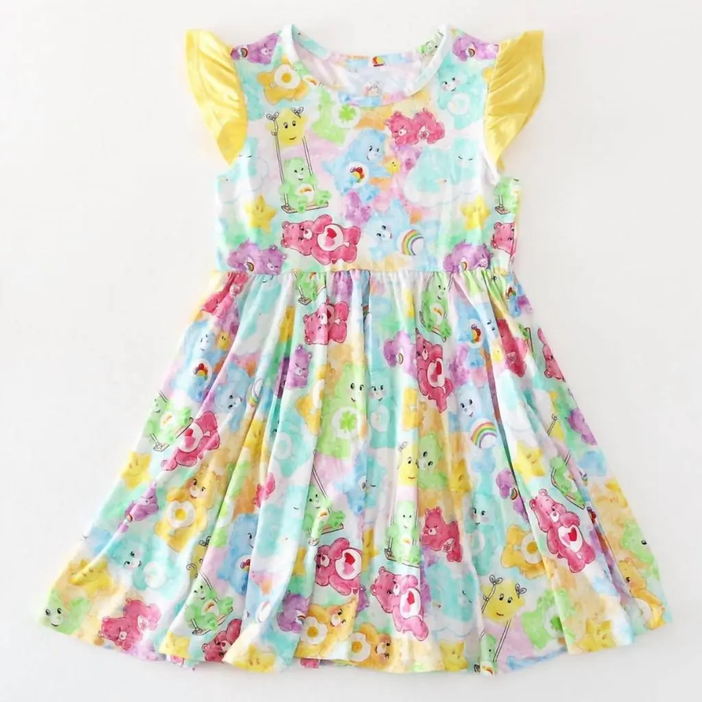 Charlies Project Charlies Project - Girl's Love A Lot Bamboo Twirl Dress