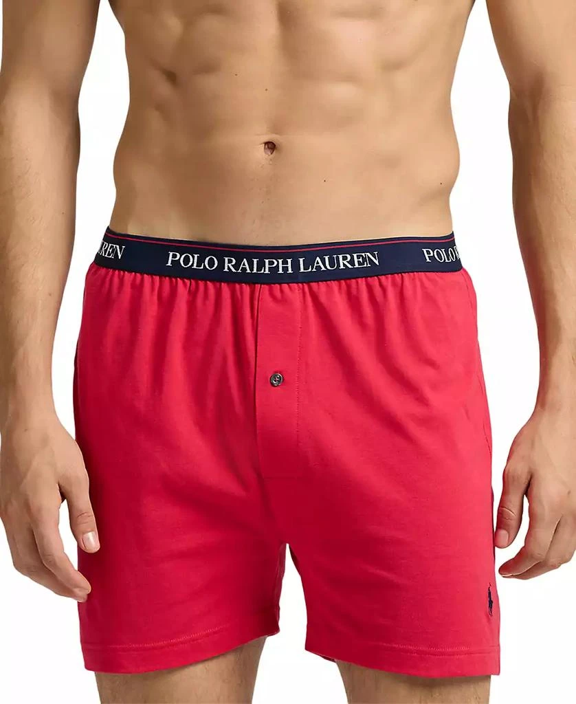 Ralph Lauren Men's 3-Pk. Cotton Classic Knit Boxers 3