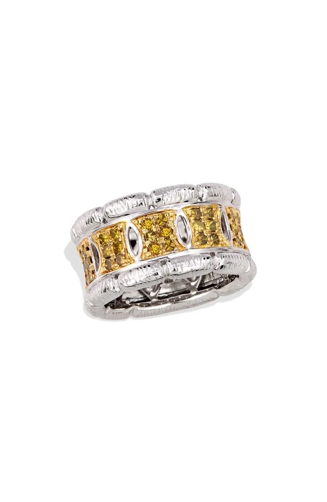 Savvy Cie Jewels Yellow Diamond Band Ring - 0.8ct.