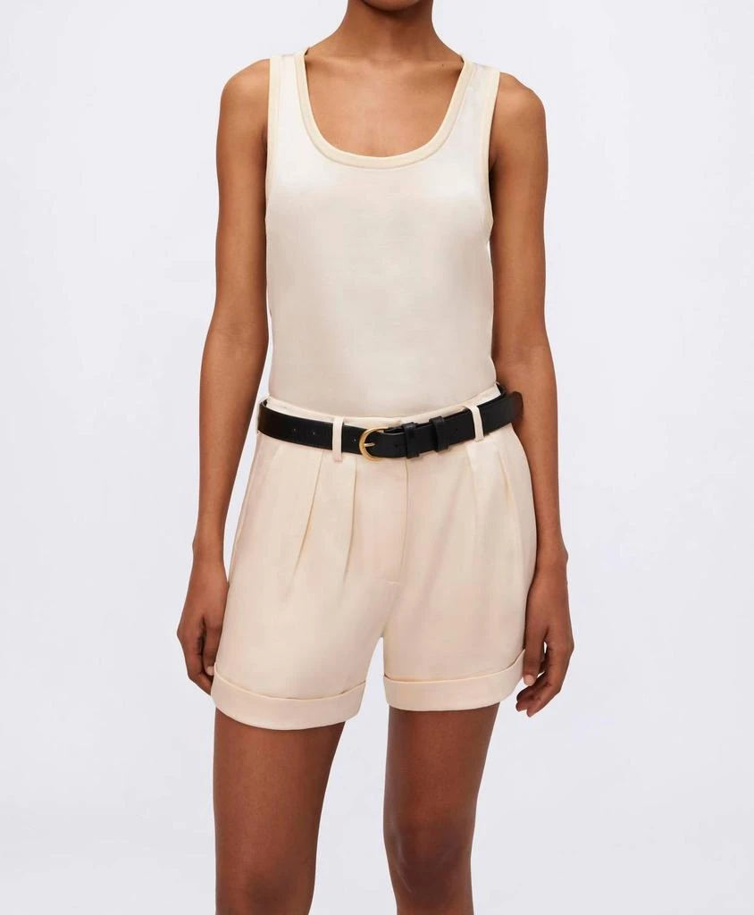 Jonathan Simkhai Jonathan Simkhai - Devan Pleated Shorts 5