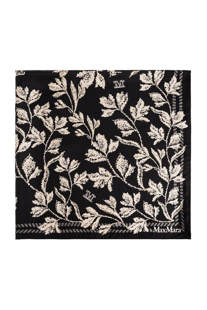Max Mara Max Mara Floral Detailed Scarf