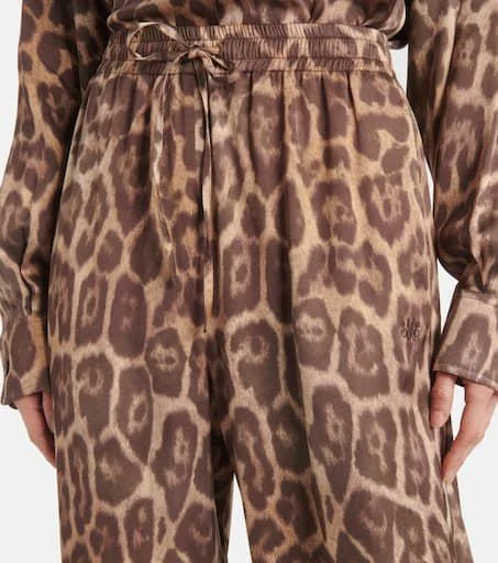Stella McCartney Leopard-print pajama pants 4