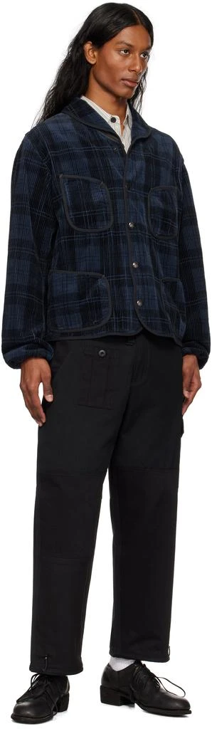 MAHARISHI Black 6087 Upcycled Loose Cargo Track Pants 4