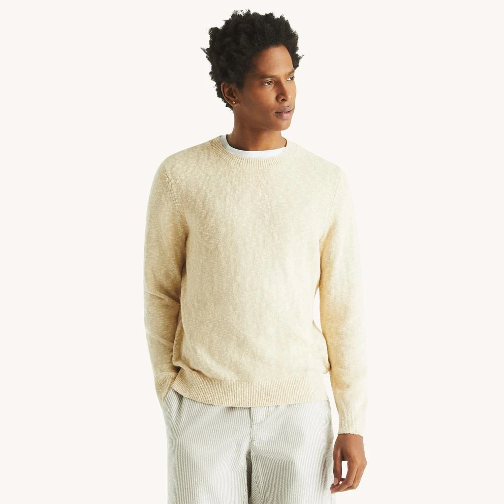 Nautica Mens Linen Crewneck Sweater 4