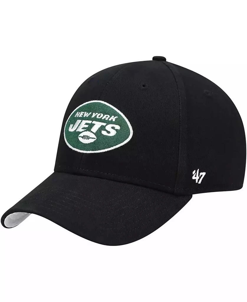 47 Brand Little Boys and Girls Black New York Jets Basic Team MVP Adjustable Hat 1