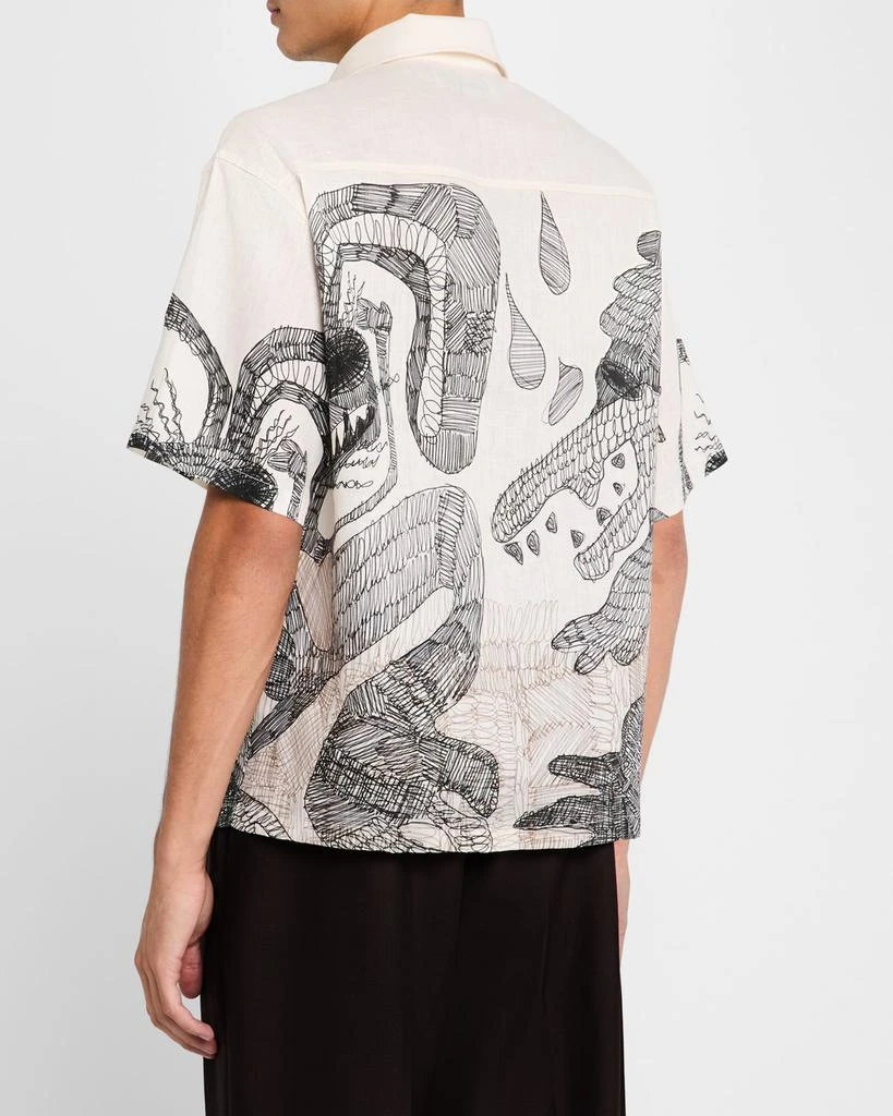 DOMREBEL Men's Hao Button-Down Shirt 3