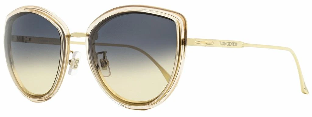 Longines Longines Women's Butterfly Sunglasses LG0010H 72W Champagne/Gold 56mm 1