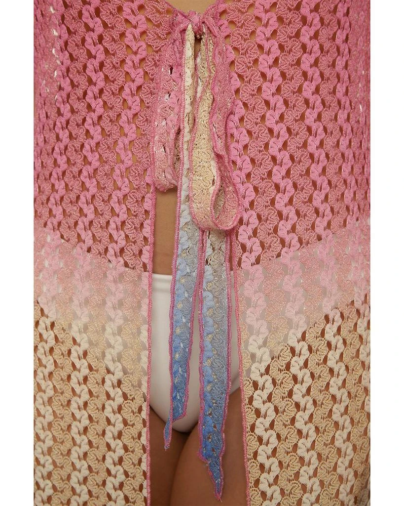 Becca Sunset Ombré Crochet Cover Up Robe 4