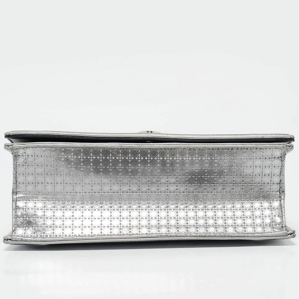 Dior Dior Silver Leather Medium Diorama Flap Shoulder Bag 9