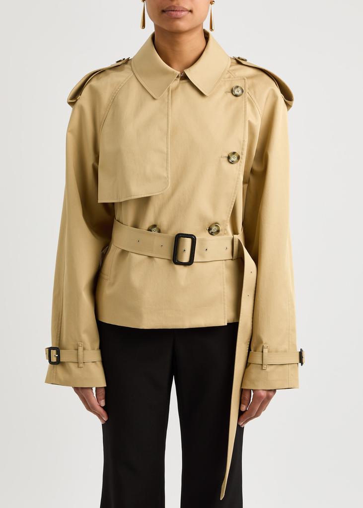 Stella McCartney Cropped cotton trench coat - Coats