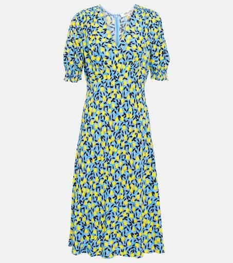 Diane von Furstenberg Jemma printed wrap dress 1