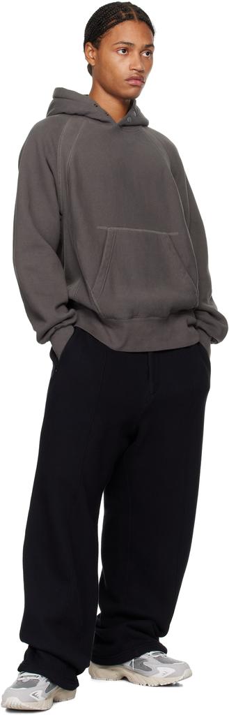 Engineered Garments Heavy Fleece Raglan Hoodie, Navy – Glasswing