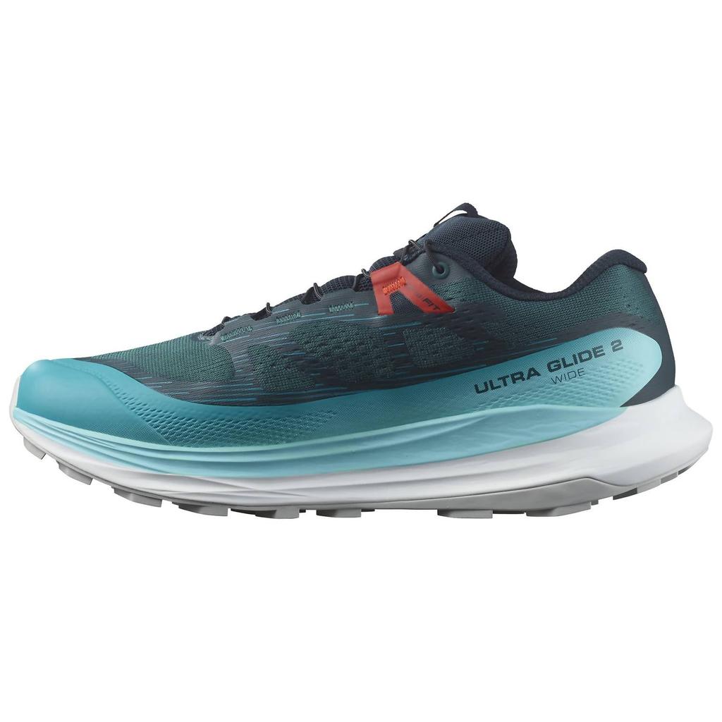 Salomon Men's Ultra Glide 2 Trail Running Shoes In Atlantic Deep/blue Radiance/fiery Red