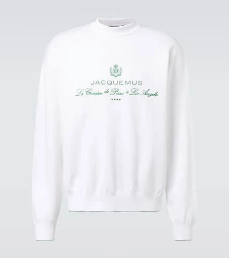 Jacquemus Venice logo embroidered sweatshirt 1