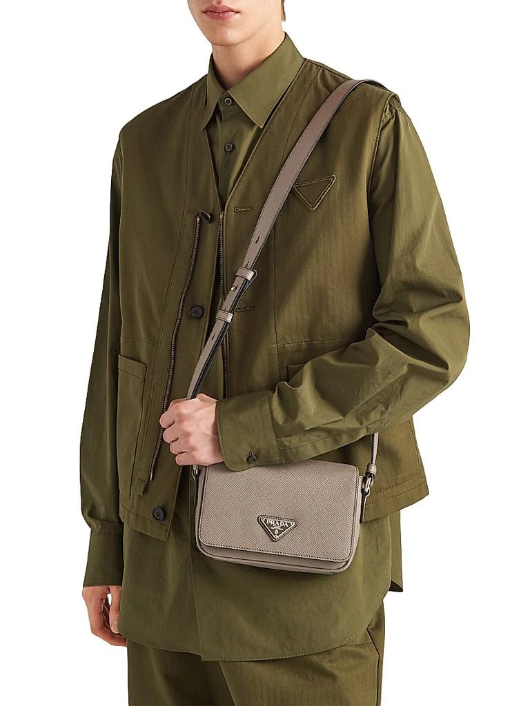 Prada Saffiano Leather Shoulder Bag 9