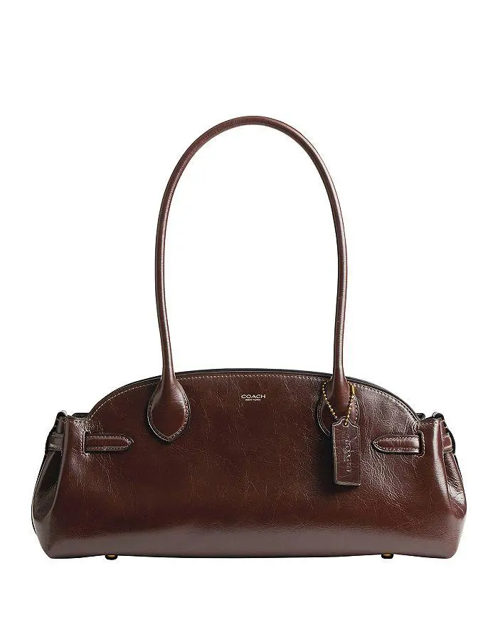 Coach Glazed Empire 34 Medium Leather Carryall Top Handle Bag