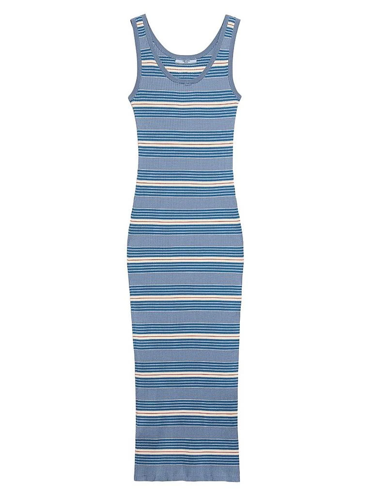 Prada Striped Stretch Cotton Dress 1
