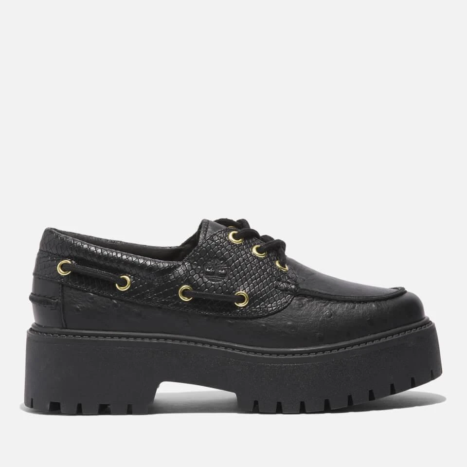 Timberland TIMBERLAND WOMEN'S STONE STREET LEATHER PLATFORM SHOES 1