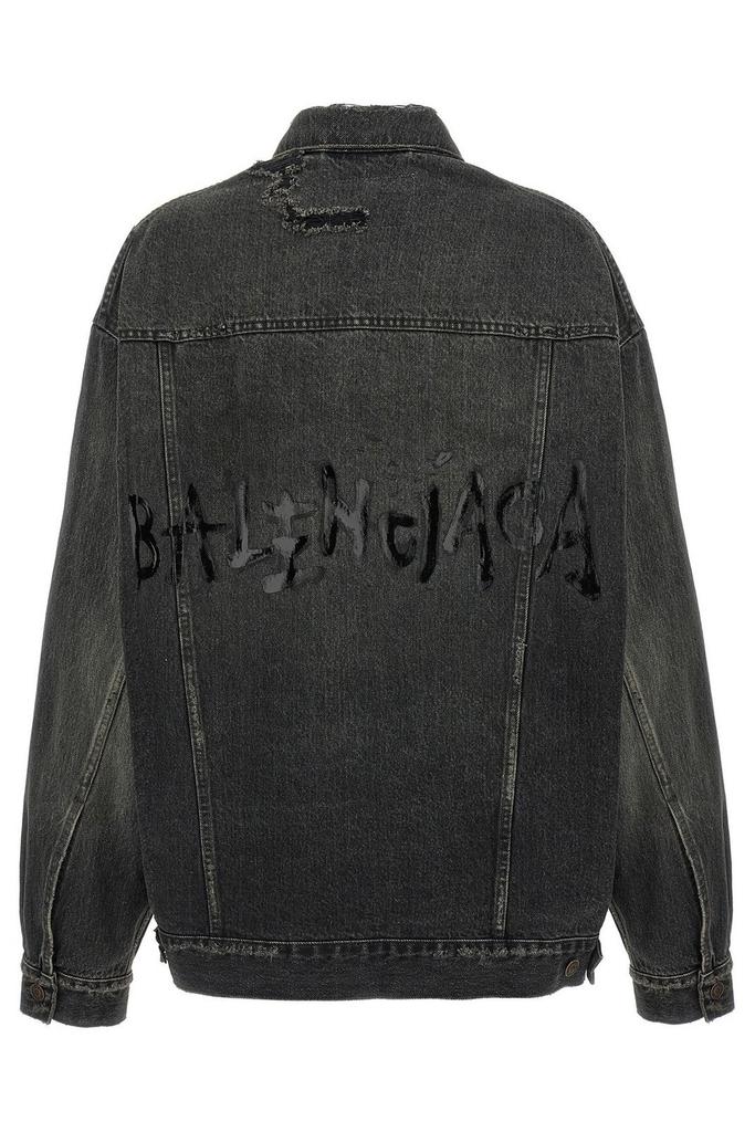 Balenciaga Balenciaga Used Effect Denim Jacket