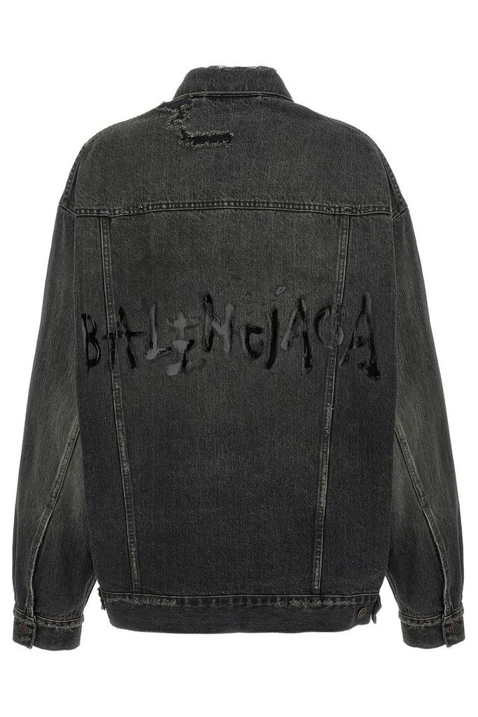 Balenciaga Balenciaga Used Effect Denim Jacket 2