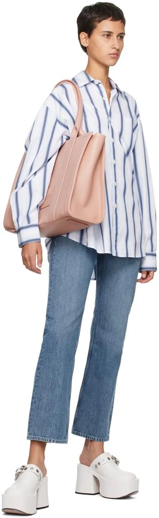 Marc Jacobs Pink Large 'The Leather' Tote 4