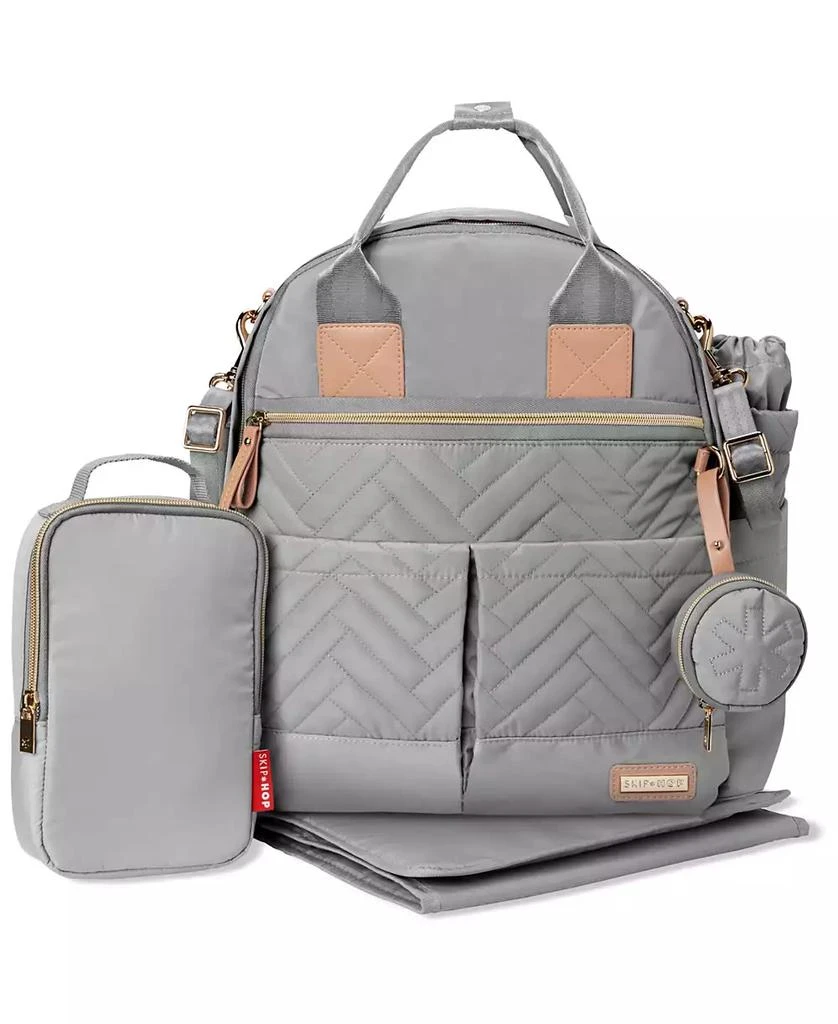 Skip Hop Suite Convertible Diaper Backpack, 6 Piece Set 2