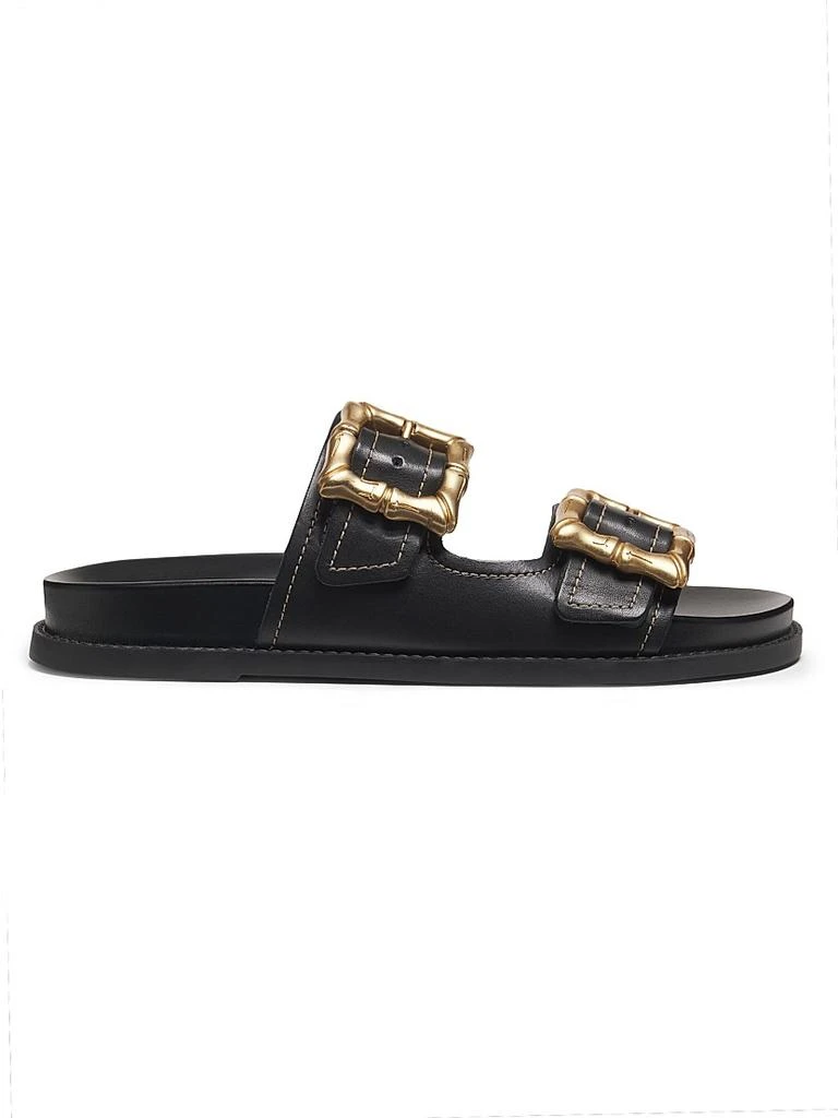 Schutz Enola Sporty Leather Sandals 1