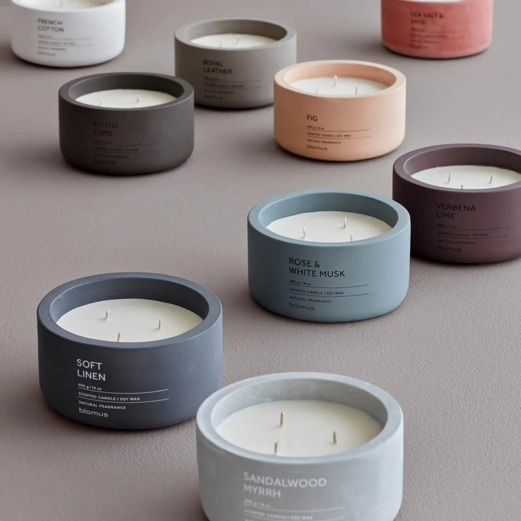 Blomus Blomus Fraga Scented 3 Wick Candle - Sea Salt & Sage 2