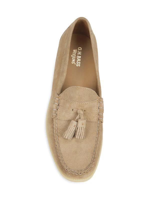 G.H. Bass Lennox Suede Tassel Loafers 5